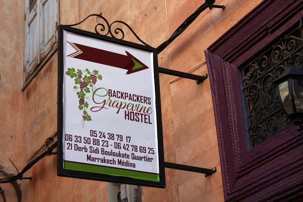 Backpackers Grapevine Hostel Marrakesh Bagian luar foto