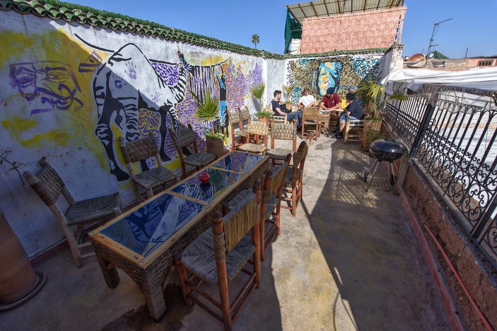 Backpackers Grapevine Hostel Marrakesh Bagian luar foto